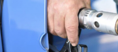 Hand on Gas Pump